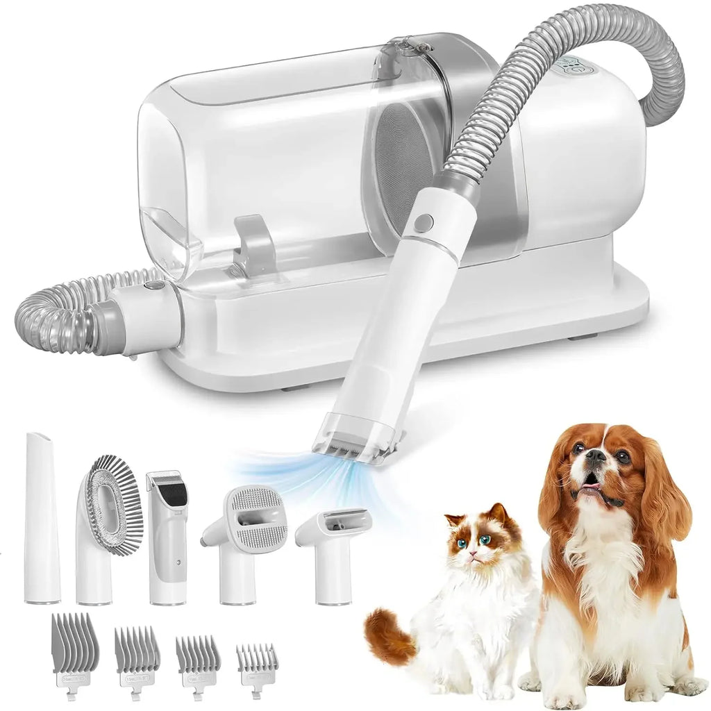 Dog Grooming Vacuum & Pet Hair Remover Kit – 2.3L Pet Grooming Vacuum Cleaner for Dogs & Cats