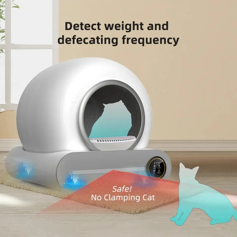Tonepie 65L Automatic Smart Cat Litter Box – Self-Cleaning, Odor-Free & Fully Enclosed Pet Toilet | Affordable Alternative to Litter-Robot