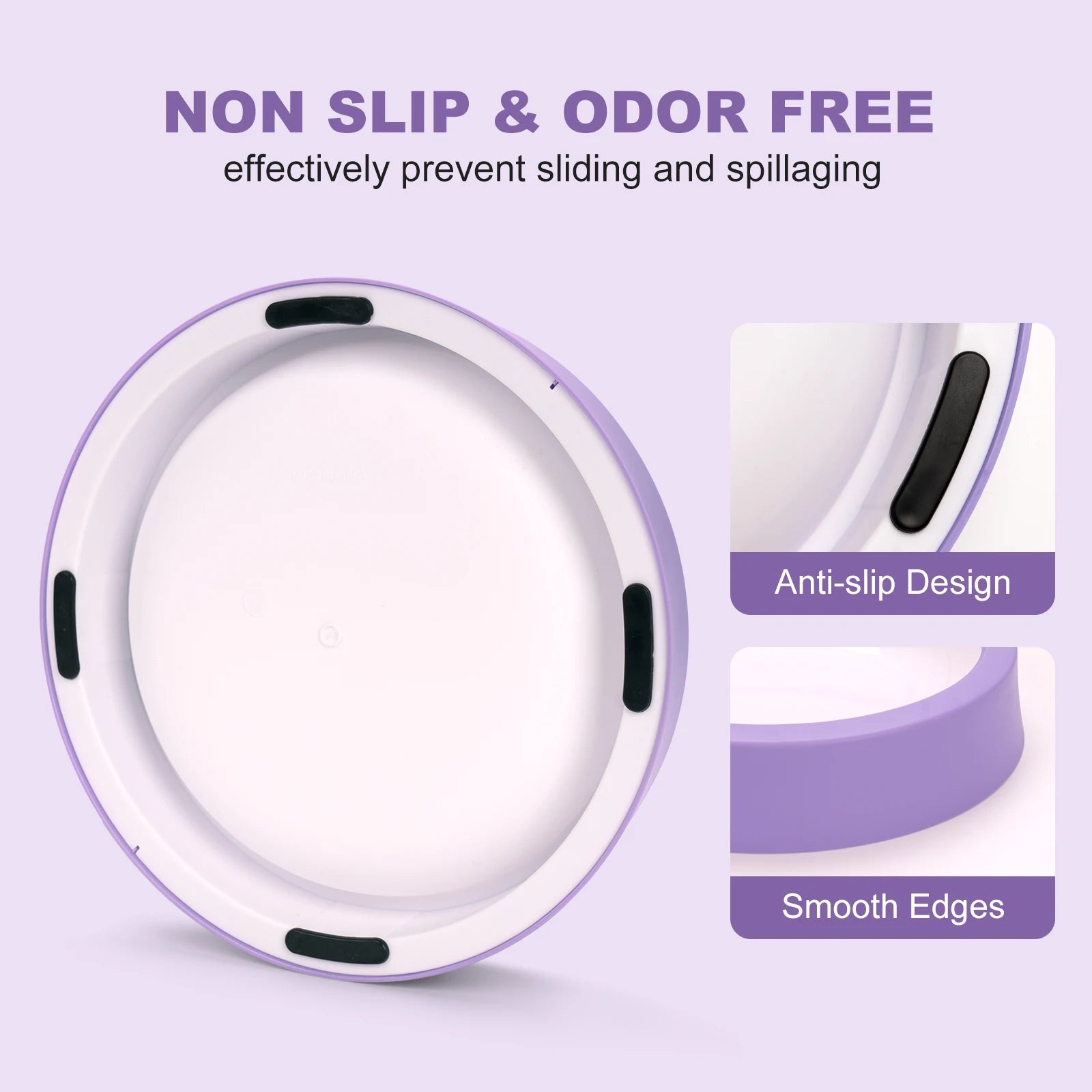Pet Dog Cat Slow Feeder Bowl Fun Non Slip Anti-Gulping Slower Food Feeding Dishes Eco Dog Bowl for Large Medium Small Cat Dogs Puppy