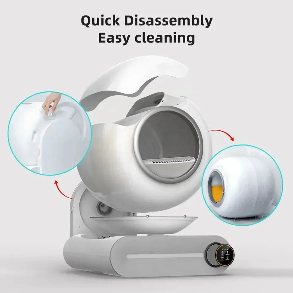 Tonepie 65L Automatic Smart Cat Litter Box – Self-Cleaning, Odor-Free & Fully Enclosed Pet Toilet | Affordable Alternative to Litter-Robot