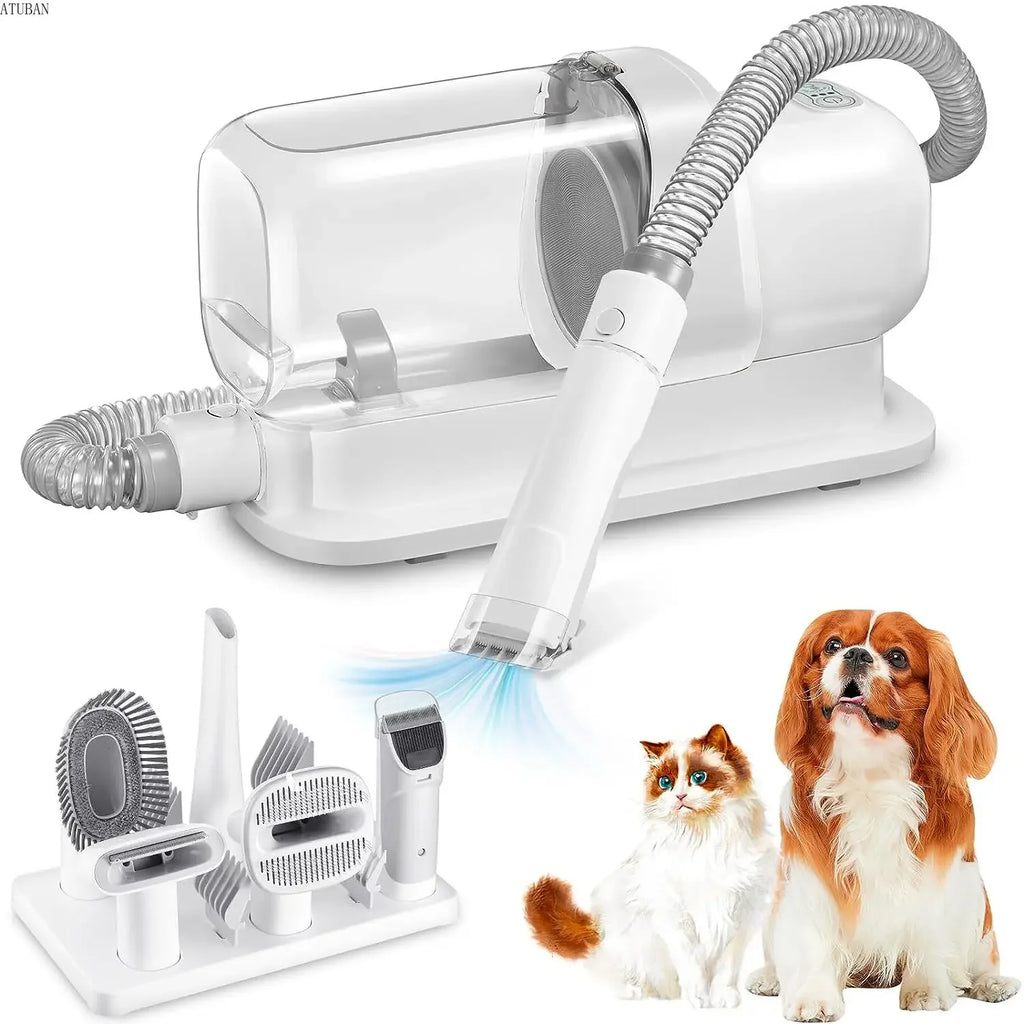 Dog Grooming Vacuum & Pet Hair Remover Kit – 2.3L Pet Grooming Vacuum Cleaner for Dogs & Cats