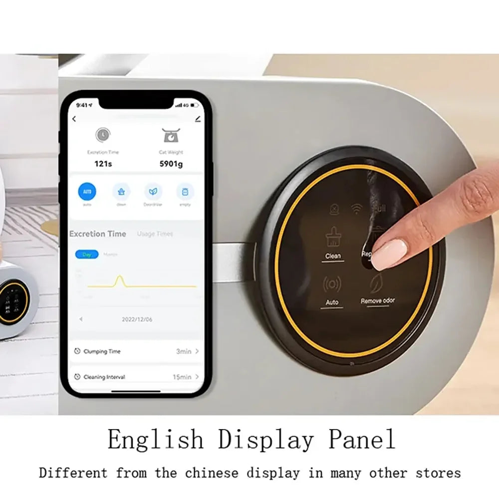 Tonepie 65L Automatic Smart Cat Litter Box – Self-Cleaning, Odor-Free & Fully Enclosed Pet Toilet | Affordable Alternative to Litter-Robot