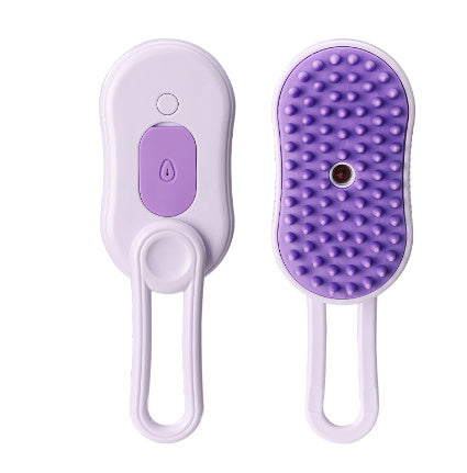 3-in-1 Electric Pet Steam Brush for Cats & Dogs – Grooming Comb, Hair Removal & Massage